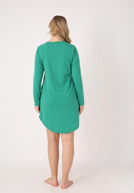 Camasa de noapte Craciun,Imprimeu Ren,En-gros